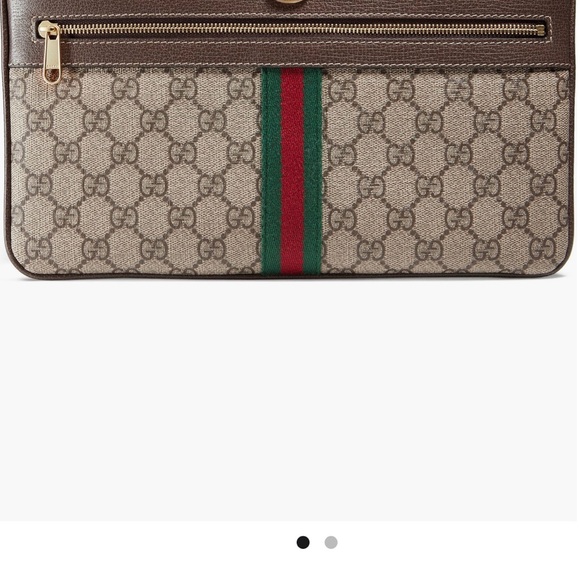 Gucci Ophidia GG Supreme Canvas Zip Pouch - Picture 5 of 8